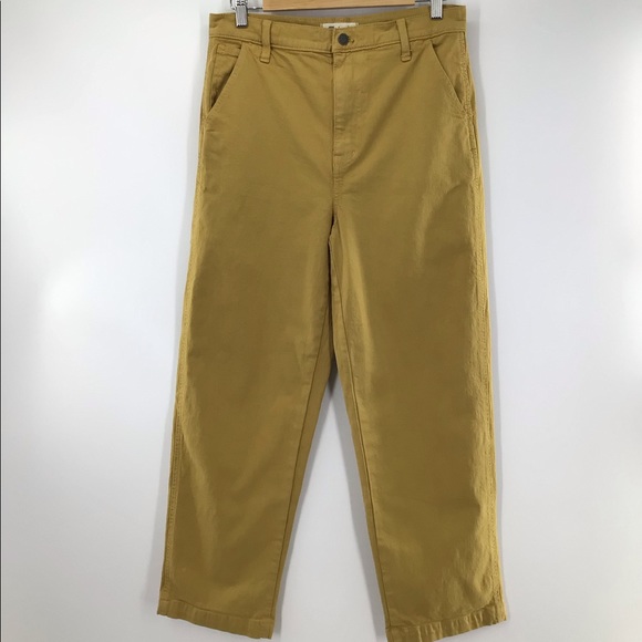 Madewell Mustard Yellow Hi Rise Boyfriend Jean 28 - Picture 2 of 7